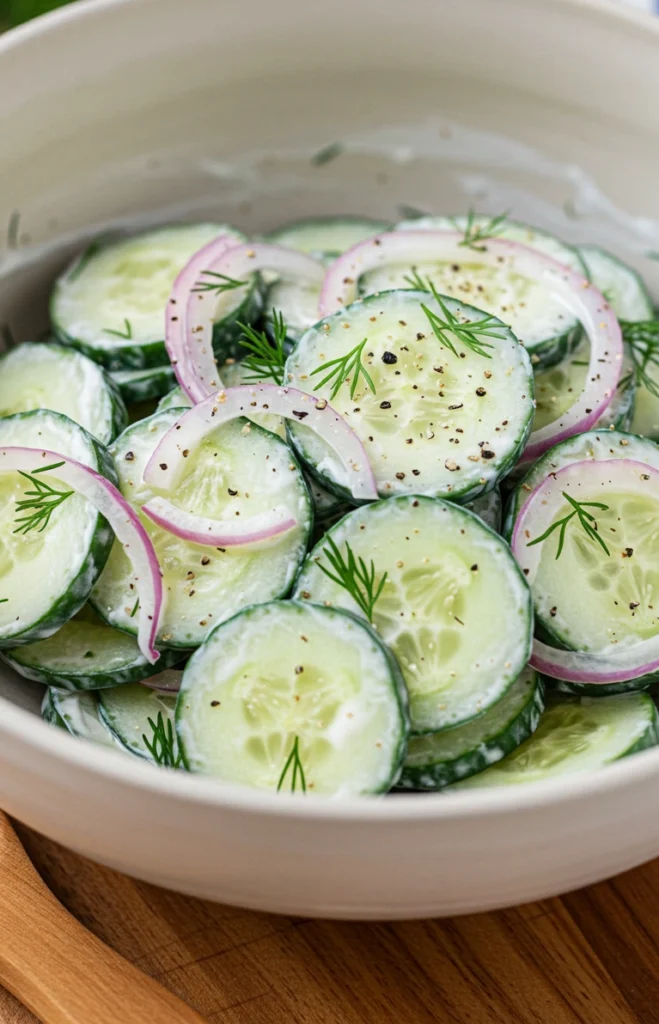cucumber-salad cucumber cottage cheese salad